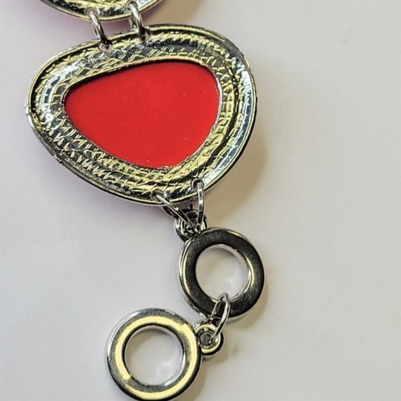 Red Toggle Bracelet - Picture 5 of 11